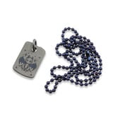 Audacious Concept - Dog Tag Pendant - Titanium S/W - Demon (One Side)
