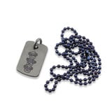 Audacious Concept - Dog Tag Pendant - Titanium S/W - Monkeys