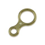 Audacious Concept - Mini Figure Eight - Brass - Beadblasted