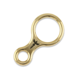 Audacious Concept - Mini Figure Eight - Brass - Hand Polished