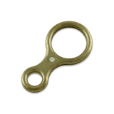 Audacious Concept - Mini Figure Eight - Brass - Stonewashed