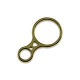 Audacious Concept - Mini Figure Eight Frame - Brass - Satin