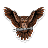 Audacious Concept - Sticker - Flying Owl AKT