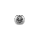 Audacious Concept - Wise Monkeys Bead - Titanium - Stonewashed