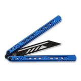 Balisong Flipping - Polaris Nebula Blue