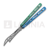 BBbarfly - HS Talon Style opener V2, Blue And Green