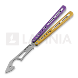 BBbarfly - KS Knife Style Opener ZX-1, Purple And Gold