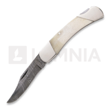 Bear & Son - White Smooth Bone Lockback