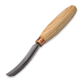 BeaverCraft - Compact long bent gouge. Sweep no 6 (15mm)