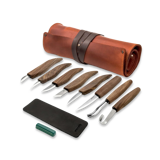 BeaverCraft - Deluxe Wood Carving Set With Walnut Handles