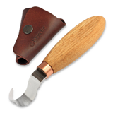 BeaverCraft - Spoon Carving Knife 25 mm with leather sheath, oak
