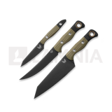 Benchmade - 3 Piece Kitchen Knife Set OD Green G10