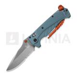 Benchmade - Adira, depth blue grivory, lame &agrave; dents