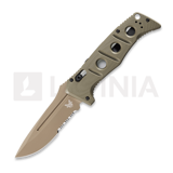 Benchmade - Auto Adamas CruWear Flat Earth, verde, zimţat