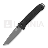 Benchmade - Bailout CPM-3V Tungsten Grey Cerakote, black grivory