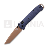 Benchmade - Bailout CPM M4 Flat Earth Cerakote, crater blue aluminum