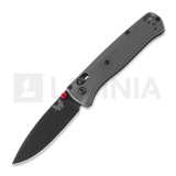 Benchmade - Bugout M390 Black Cerakote, grey sunburst aluminum