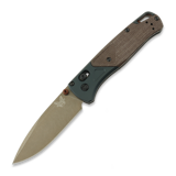 Benchmade - Bugout S90V Taiga Green Brown Canvas Micarta