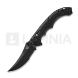 Benchmade - Mini Bedlam Cobalt Black Cerakote, Black G10, 鋸歯状