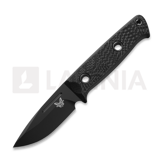Benchmade - Mini Bushcrafter Cru-Wear, Black Cerakote, Carbon Fiber
