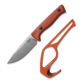 Benchmade - SlipRidge Fixed Blade, Rust Orange G10 + Hook combo