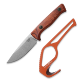 Benchmade - SlipRidge Fixed Blade, wood handle + Hook combo