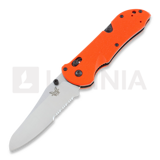 Benchmade - Triage, orange, savtakket