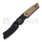 Berg Blades - Mini Barber DLC, tan micarta