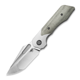 Bestech - Dactyl - Satin - Canvas Micarta, preto
