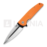 Bestech - Fin - Blackwash + Satin - G10, orange