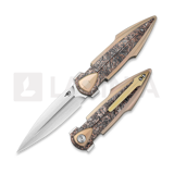 Bestech - IKA Dagger - Hand Rubbed Satin - CF, Dark Matter Copper