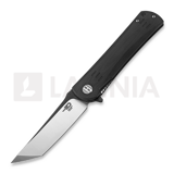 Bestech - Kendo - Blackwash + Satin - G10, noir