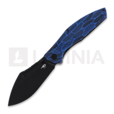 Bestech - Lockness - Blackwash - G10, sort, bl&aring;