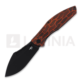 Bestech - Lockness - Blackwash - G10, sort, orange