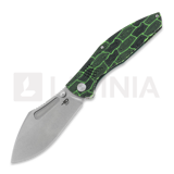 Bestech - Lockness - Stonewash - G10, sort, gr&oslash;n