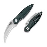 Bestech - Mantidae - Satin + Stonewash - Micarta, vert