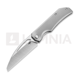 Bestech - Mini Taipan - Vertical Satin+Flat Satin - Titanium, Beadblasted