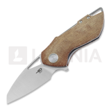 Bestech - Riverstone - Satin - Canvas Micarta, natural