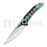 Bestech - Samari - Blackwash + Satin - Titanium, gr&oslash;n, sort