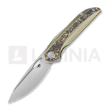 Bestech - Senu - Hand Rrubbed Satin - Titanium w/Fat Carbon