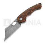 Bestech - Skirmish - Damascus - G10, sort, orange