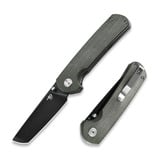 Bestech - Sledgehammer - Blackwash - Micarta, gr&oslash;n