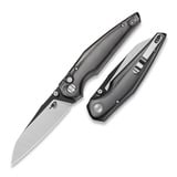 Bestech - Snakebird - Satin + PVD - Micarta, noir