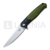 Bestech - Swordfish - Satin - G10, gr&oslash;n, sort