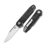 Bestech - Syntax - Satin + Stonewash - Micarta, sort