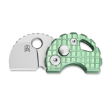 Bestechman - Turtle - Beadblasted - Titanium Frag Pattern, gr&ouml;n