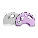 Bestechman - Turtle - Beadblasted - Titanium, purppura