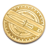 B&ouml;ker - Challenge Coin Brass