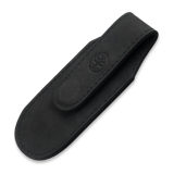 B&ouml;ker - Magnetic Leather Pouch, large, sort