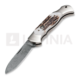 B&ouml;ker - Scout Spearpoint Stag Damascus